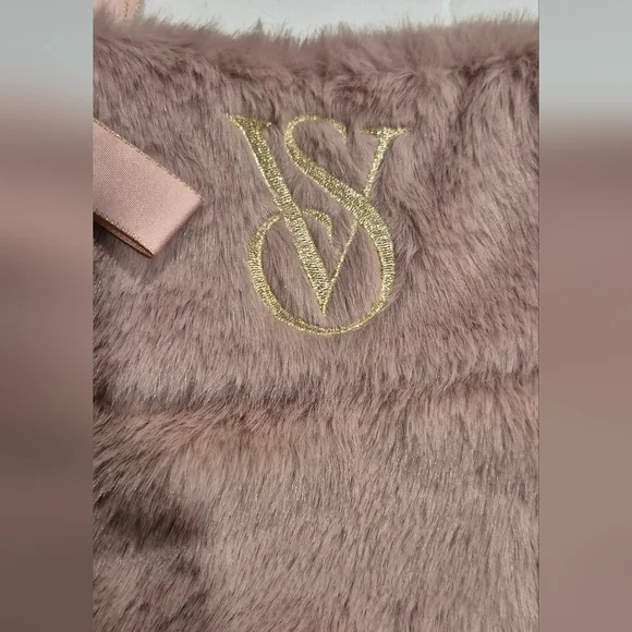 Victoria's Secret Pink Faux Fur Stocking - Picture 2 of 4